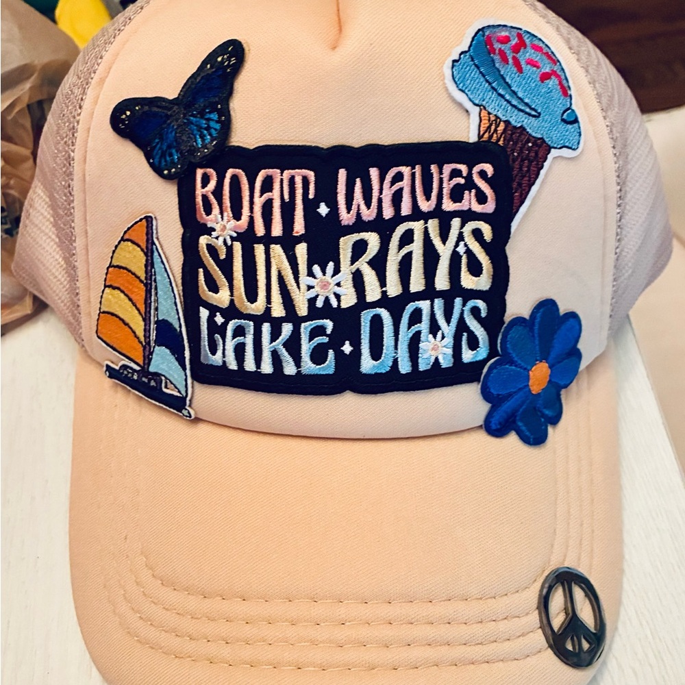 Embroidered Patch Trucker Hat